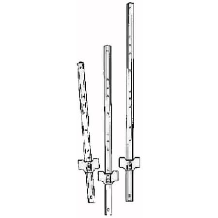 Mazeland Mazeland 51356 U-Channel Fence Post - 6 ft. Green - Pack of 5 51356